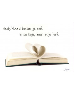 Prentbriefkaart Gods woord...