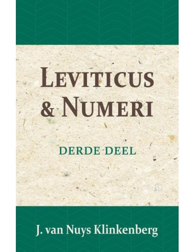 Bijbelverklaring leviticus en numeri POD