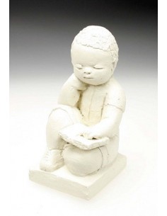 Beeld 3803c jongen met boek...