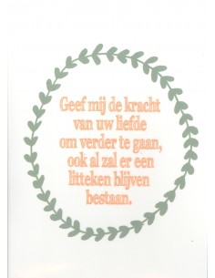 Wenskaart Geef mij de...