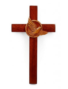 Kruis hang 20cm met duif...