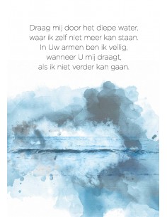 Poster draag mij door het...