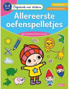 Oefenboek met stickers -...