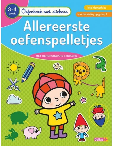 Oefenboek met stickers - allereerste oef