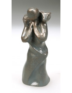 Beeld Goede herder 12 cm blauw