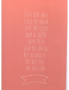 Wenskaart Jezus kent onze...