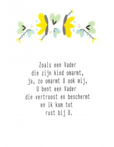Wenskaart Zoals een Vader...