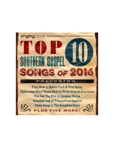 Singing News Top 10 Songs 2016
