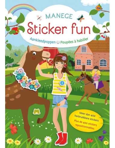 Manege sticker fun - aankleedpoppen