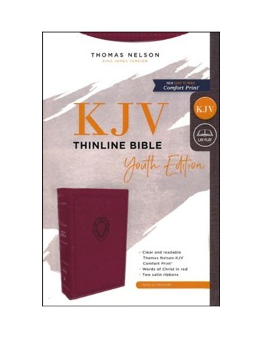 NKJV thinline bible youth edition burgun