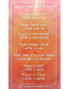 Jumbokaart liefde tegenover...