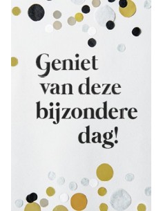 Wenskaart geniet van deze...