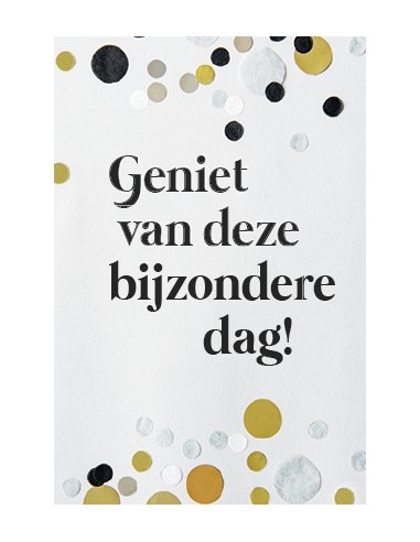 Wenskaart geniet van deze bijzondere dag