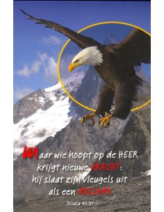 Schrijfblok A6 arend Jesaja...