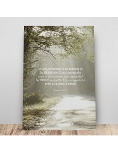 Metalen wandbord A3 zegenbede