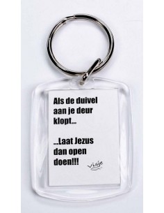 Sleutelhanger als de duivel...