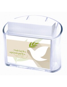 Memohouder Vrede laat ik u...