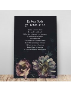 Metalen wandbord A3 Gods...