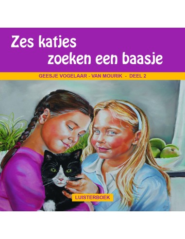 Zes katjes zoeken een baasje luisterboek