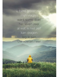 Poster U bent groter dan...