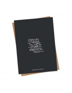 God zal u sterk en krachtig...