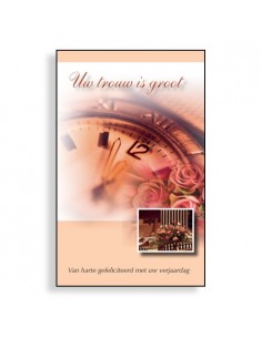 Wenskaartenboekje Uw trouw...