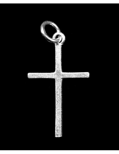 Hanger zilver kruis 18 mm