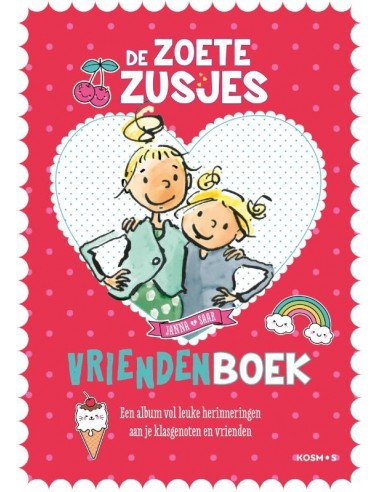 De zoete zusjes vriendenboekje