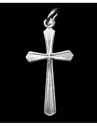 Hanger zilver kruis 21 mm