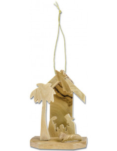 Kribbe olijfhout 7cm