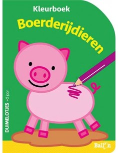 Boerderijdieren kleurboek 2+