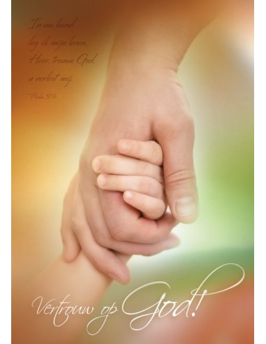 Poster A3 Vertrouw op God