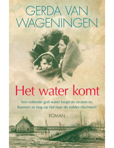 Het water komt