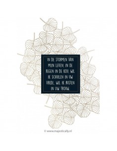 Wenskaart In de stormen van...