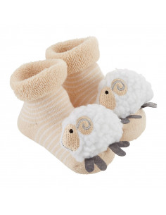 Lamb rattle socks 3-12months