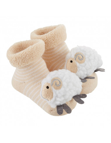 Lamb rattle socks 3-12months