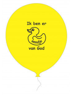 Balonnen set 10 Ik ben er...