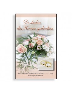 Vouwboekje de daden des Heeren