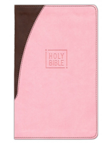 NIV - Prem. Gift Bible, Pink/Brown, Lthr