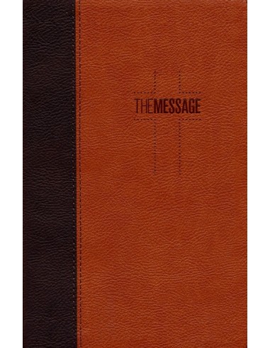MES canvas bible leatherlook gold leaf