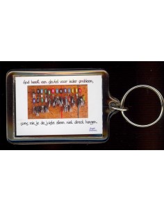 Sleutelhanger God heeft een...