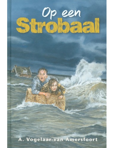 Op een strobaal