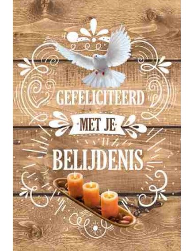 Wenskaart gef met je belijdenis