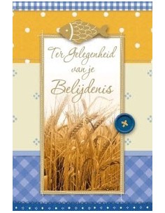 Wenskaart tg je belijdenis