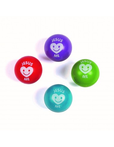 Bouncingballs Jesus (heart) me 32mm