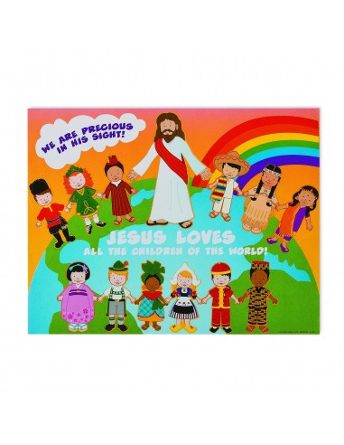 Stickerscene Jesus and the children