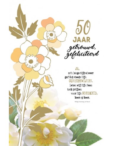 50 jaar getrouwd