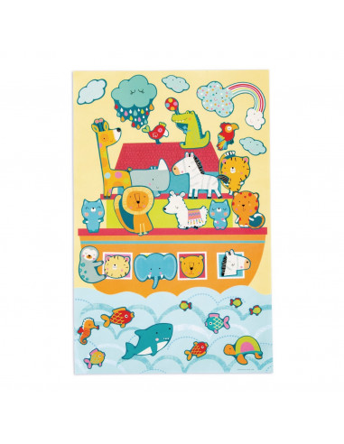 Giant Noahs Ark sticker scene