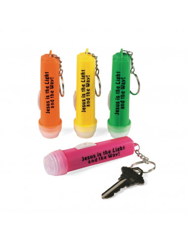 Flashlight keychain