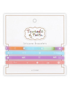Silicone bracelets faith...